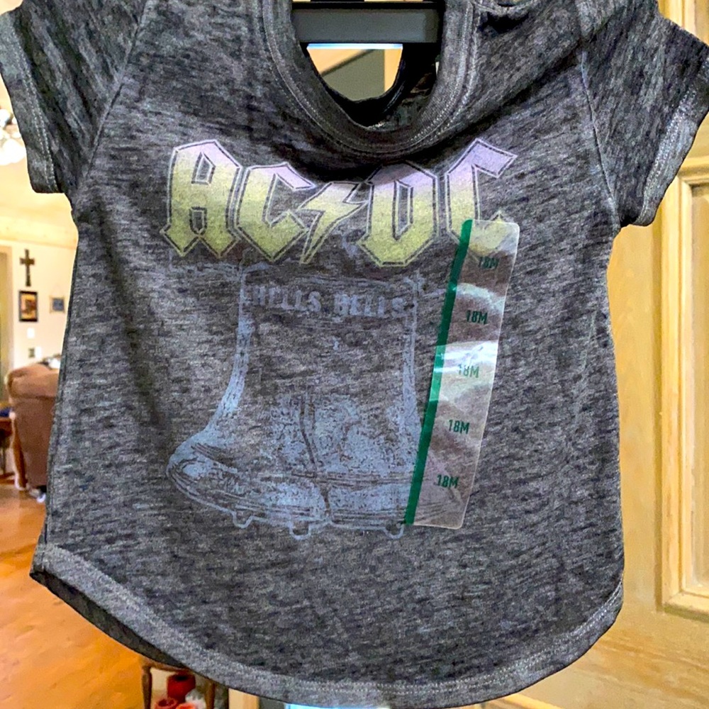 AC/DC HELLS BELLS 18M Toddler Shirt.